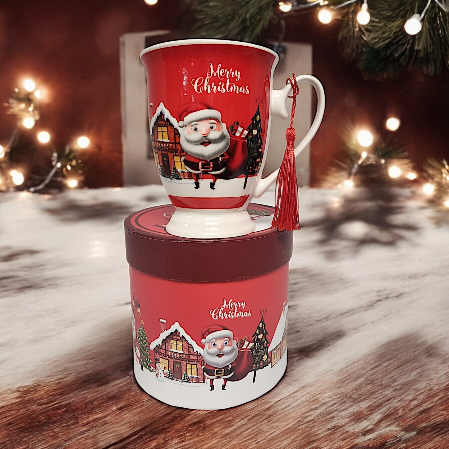 Festive Christmas Mug Collection: 4 Unique Designs