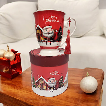 Festive Christmas Mug Collection: 4 Unique Designs