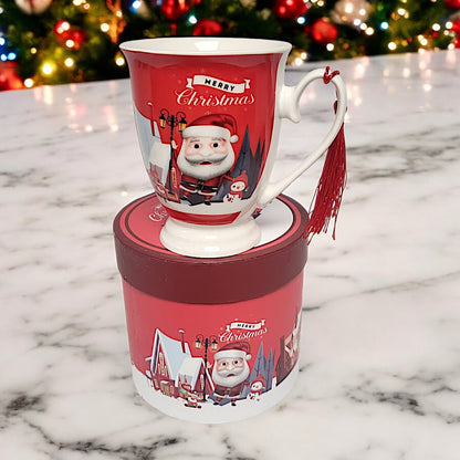 Festive Christmas Mug Collection: 4 Unique Designs