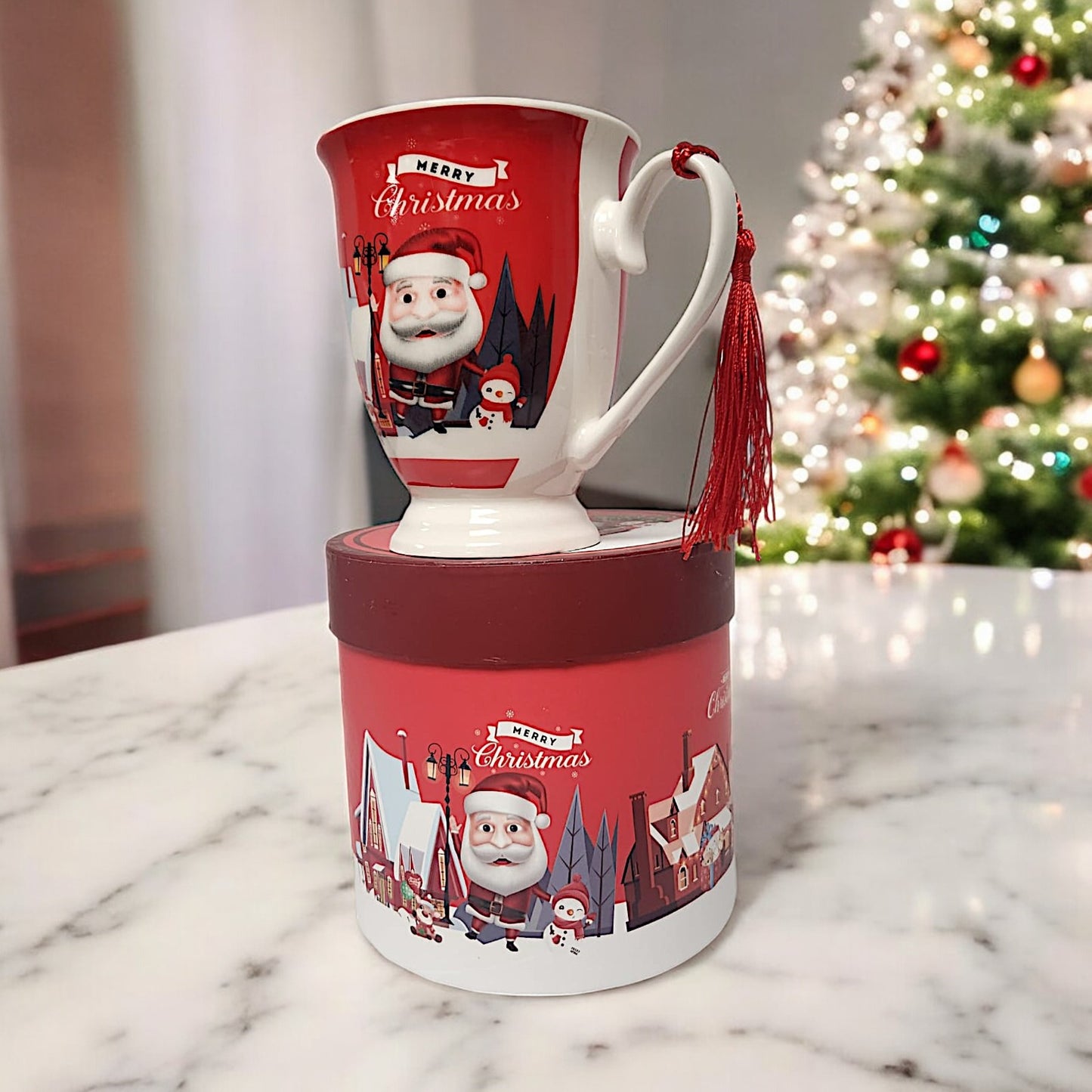 Festive Christmas Mug Collection: 4 Unique Designs