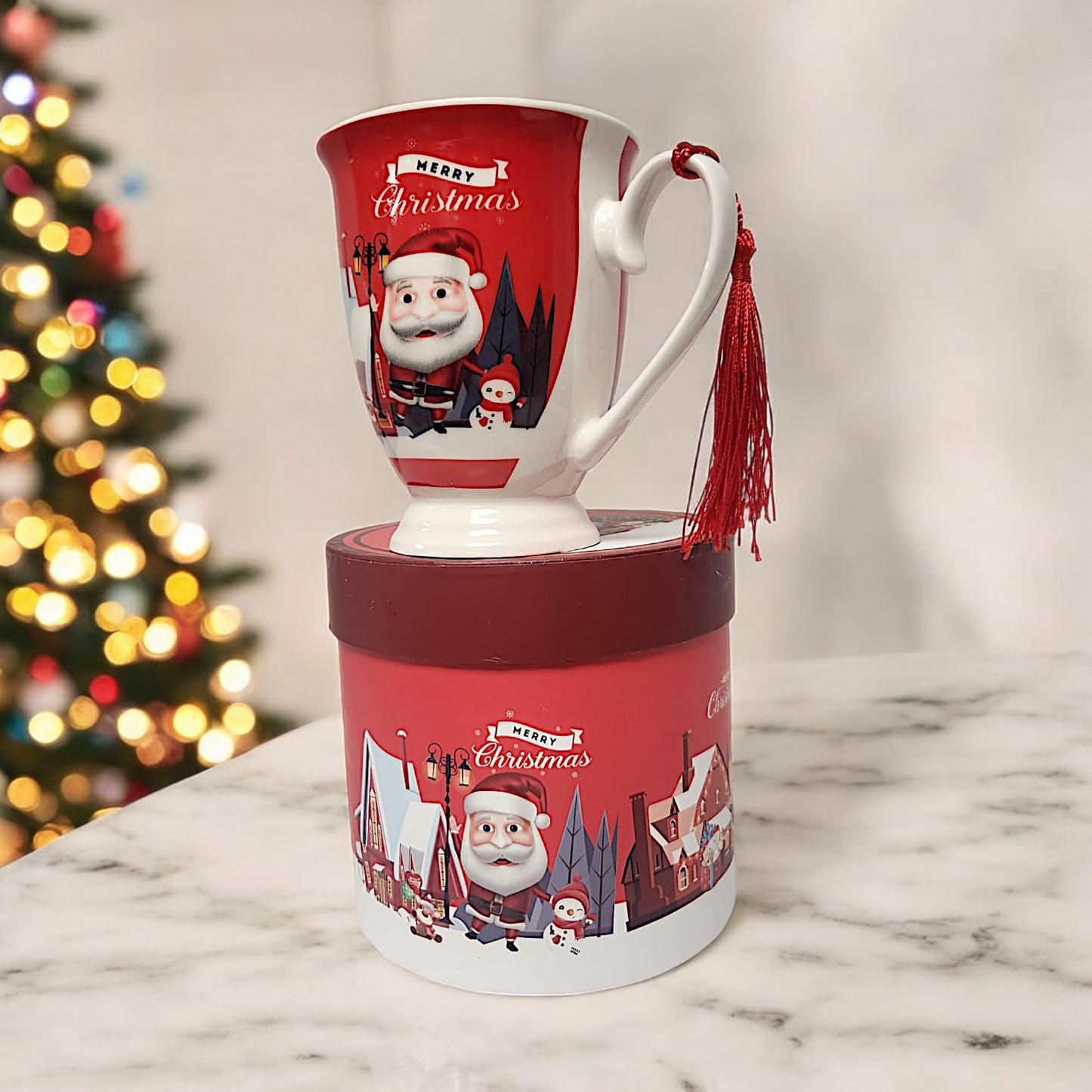 Festive Christmas Mug Collection: 4 Unique Designs