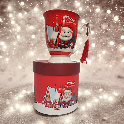 Festive Christmas Mug Collection: 4 Unique Designs