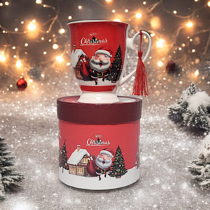 Festive Christmas Mug Collection: 4 Unique Designs