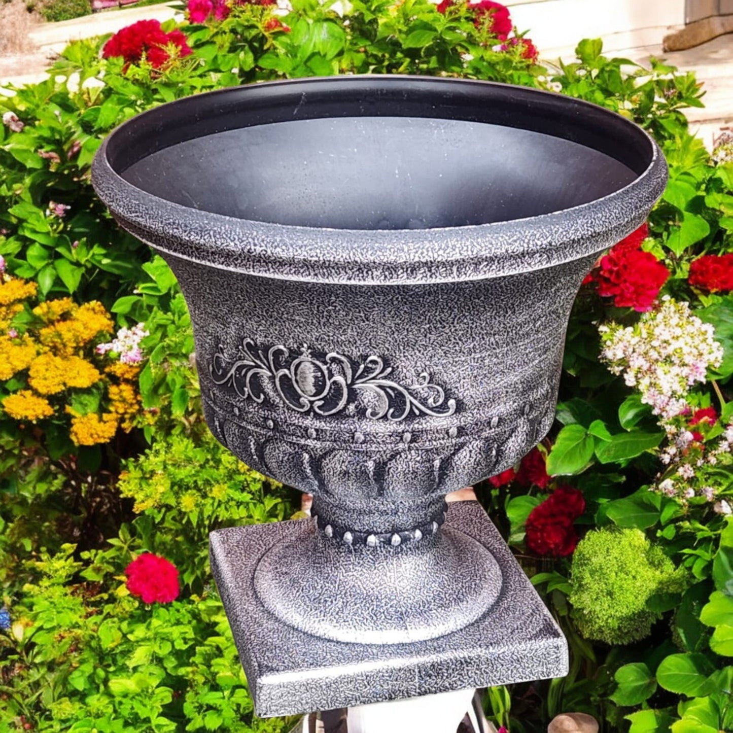 Elegant Decorative Garden Planter Classic Urn Style Lightweight & Durable