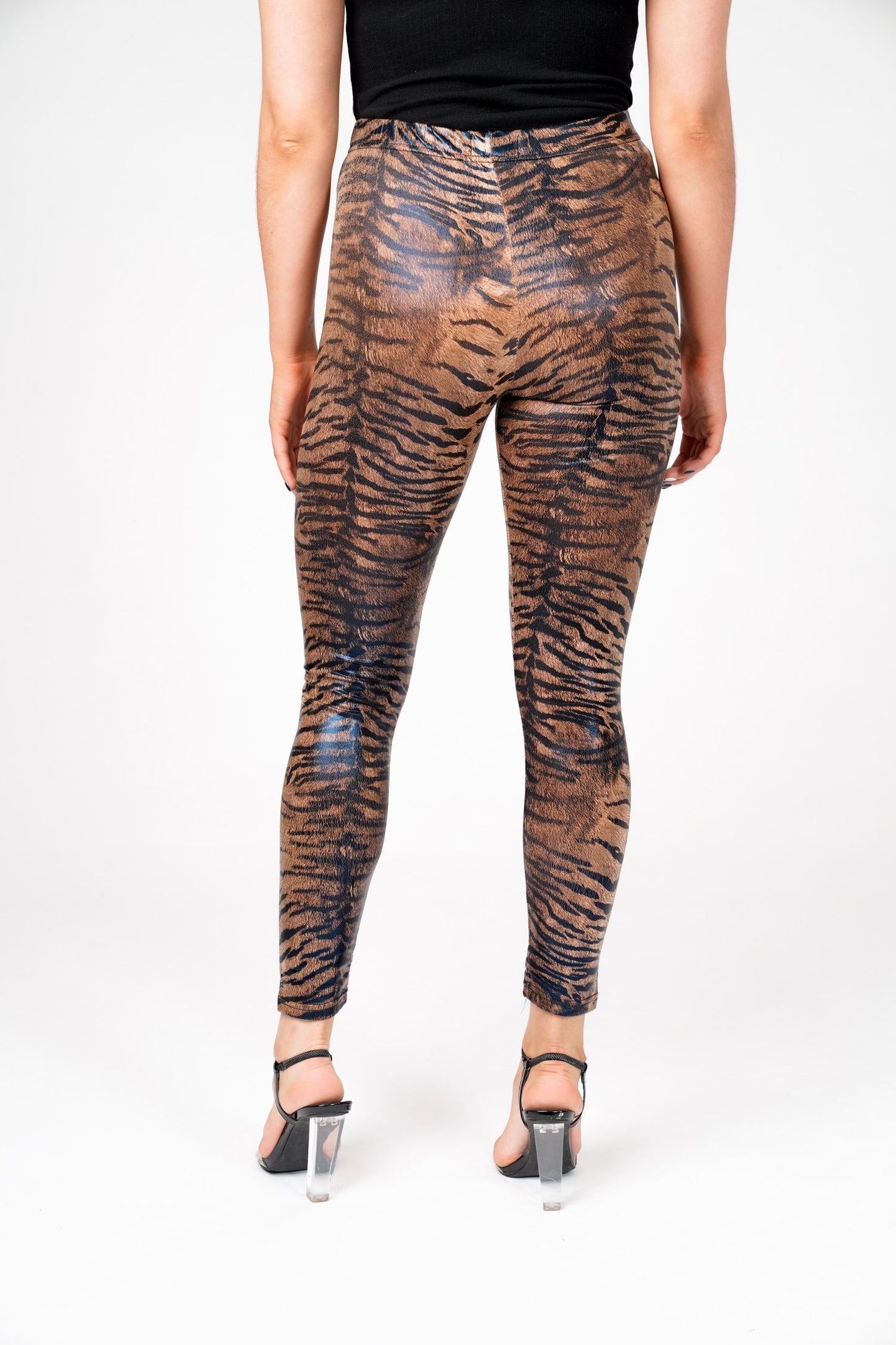 Calvin Tiger Print High Waist Leggings