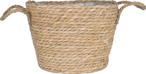 Garden Basket Straw Soft Weave 28cm