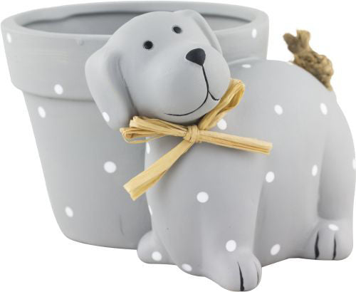 Ceramic Planter Dog