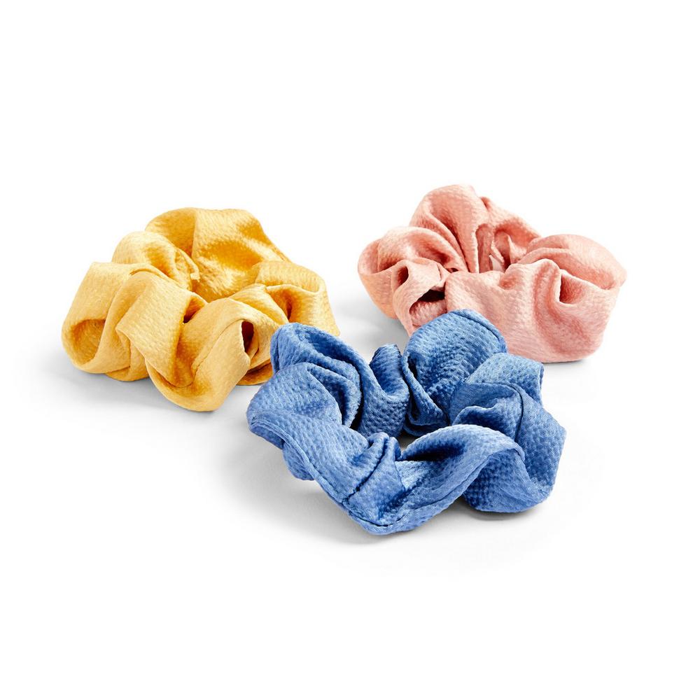 Mixed Satin Hair Scrunchies 3 Pack