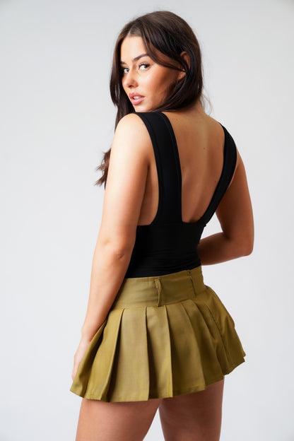 Amelia Pleated Mini Skirt