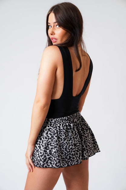 Addison Leopard Print Mini Skirt | Printed skirts