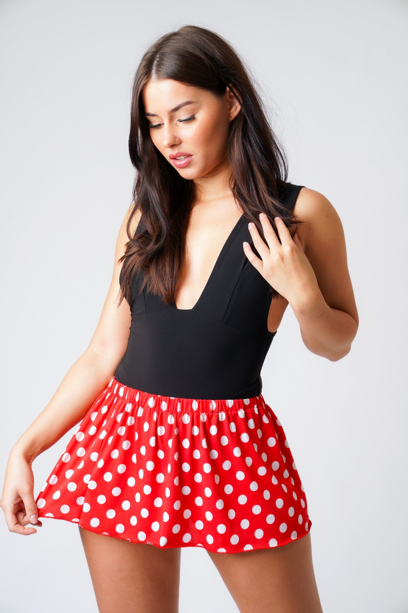 Zara's Polka Dot Mini Skirt