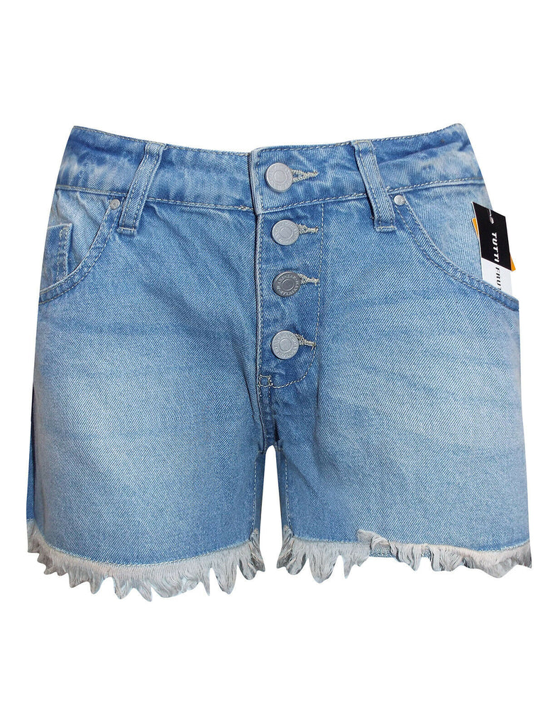 Buy Fanybin-Big Sale Mini Jeans 827# Women Shorts hot Pants Light Straight  Straight high Waist Zipper Hole lace(Blue,S)(Blue,S) at Amazon.in