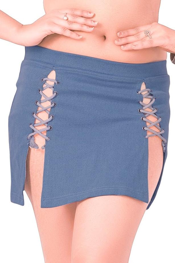 Denim Micro Mini Skirt