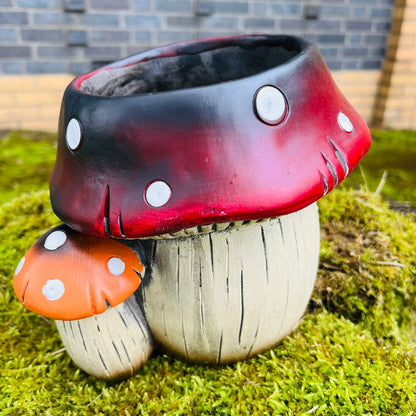 Whimsical Mushroom Planter - A Fun and Functional Addition to Your Home