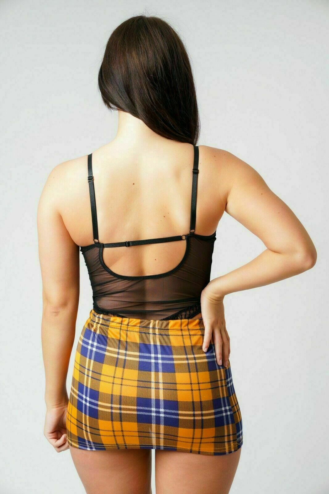 Plaid bodycon skirt hotsell